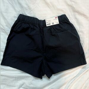 Uniqlo cotton easy shorts black (nwt)